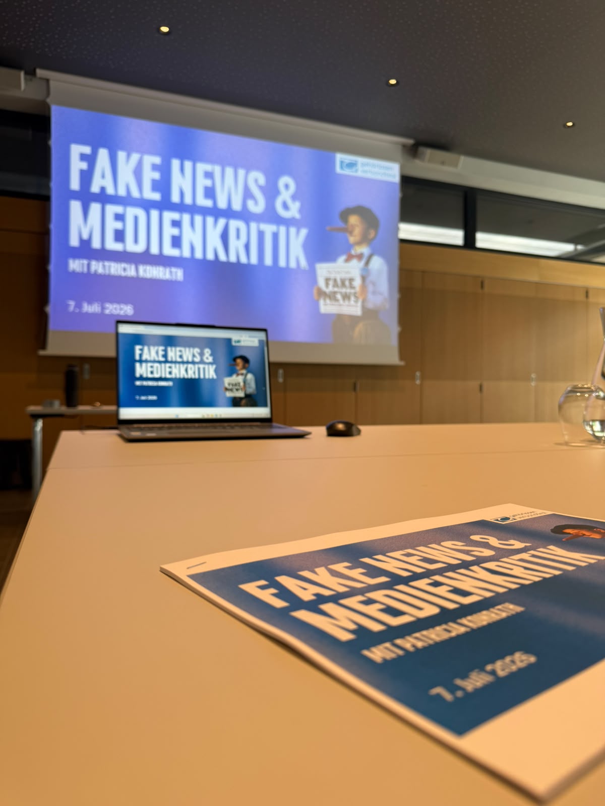 Workshop „Fake News und Medienkritik“.